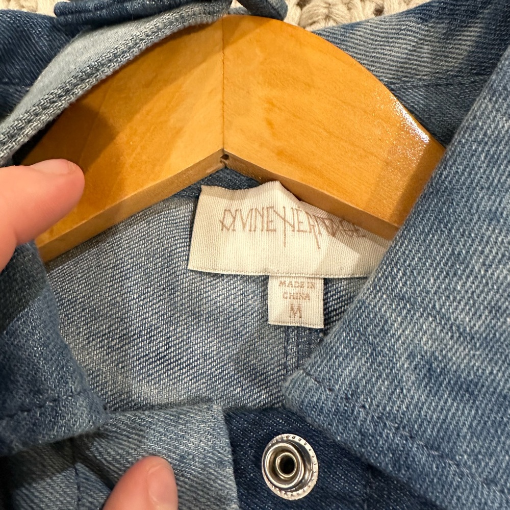 Divine Heritage Denim Mini Dress - Picture 5 of 5